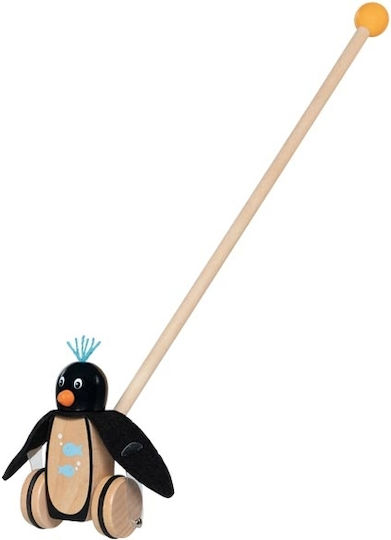 Nachziehspielzeug Pinguin Pablo aus Holz ab 18 Monaten