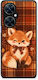 Smartfits Fox On Autumn Tartan Husă pentru Huawei Nova 11i