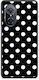 Smartfits White Polka Dots On Black Huawei Nova 9 Se Θήκη