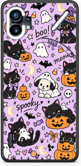 Smartfits Halloween Black Cats On Lilac Hülle für Nothing Phone 1