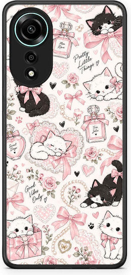 Smartfits Pink Bows Kittens Collage Oppo A78 4G Case