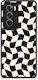 Smartfits Black Cream Wavy Checkerboard Oppo Reno12 Pro Case
