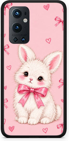 Smartfits White Bunny Pink Bows Oneplus 9 Pro Θήκη
