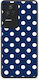 Smartfits White Large Polka Dots On Navy Xiaomi Poco F4 Redmi K40s Θήκη