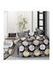 Kraft World King Size Bed Sheet Set with Elasticated Corners 220x240+25cm Grey (5 Pieces)