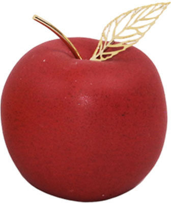 Decorative Ceramic Apple Red 8x11.5 cm Dorosimo 18909