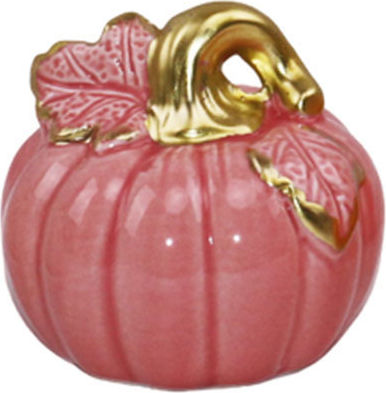 Decorative Ceramic Pink Pumpkin 7x7 cm Dorosimo 18901