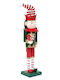 A-s Weihnachts-Nussknacker Aus Holz Rot 38 cm Hoch