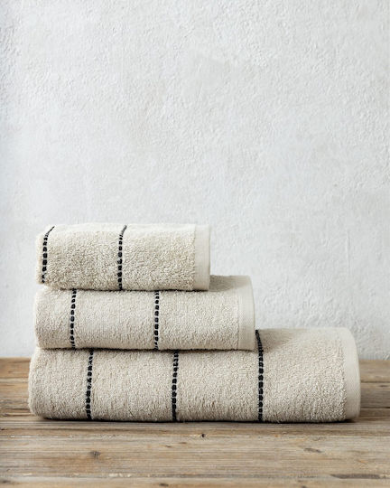Kocoon Bath Towel Set 3 pcs Beige