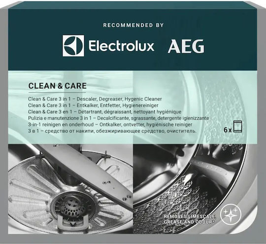 Electrolux Pulbere pentru Curățarea Mașinii de Spălat 6 buc.
