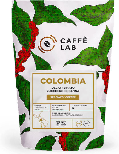 Cafea Espresso Caffe Lab Colombia Decaf Sugarcane 250 g Boabe