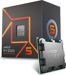 AMD Ryzen 5 Ryzen 5 7500 3,7 GHz Procesor cu 6 Nuclee pentru Soclu AM5 în Cutie cu Cooler Inclus AMD Ryzen 5 Ryzen 5 7500 3,7 GHz Procesor cu 6 Nuclee pentru Soclu AM5 în Cutie cu Cooler Inclus