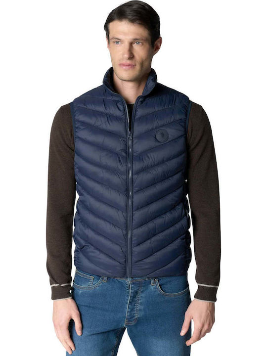 Assn Sleeveless Puffer Jacket Blue