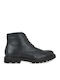 Black Leather Men's Boots