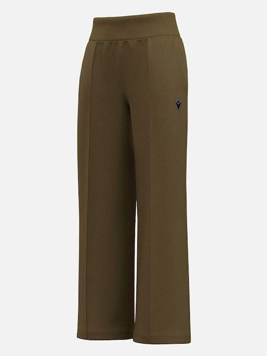 Широк спортен панталон Military Green