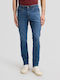 Fit Mvp Herren Jeanshose Stretch Slim Fit Blau