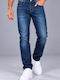 Men’s Regular Fit Jeans Trousers Dark Blue