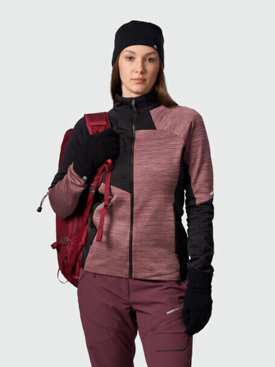 Northfinder Damenjacke Plum - Black