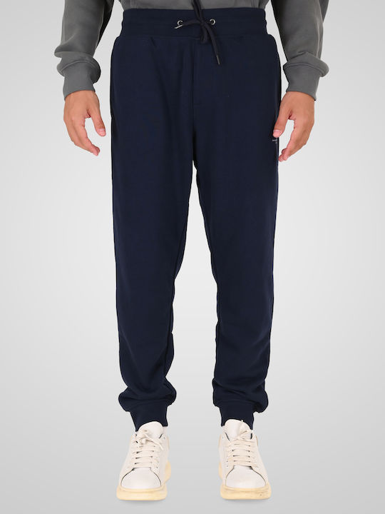 Double Jogginghose mit Elastikbund in Marineblau