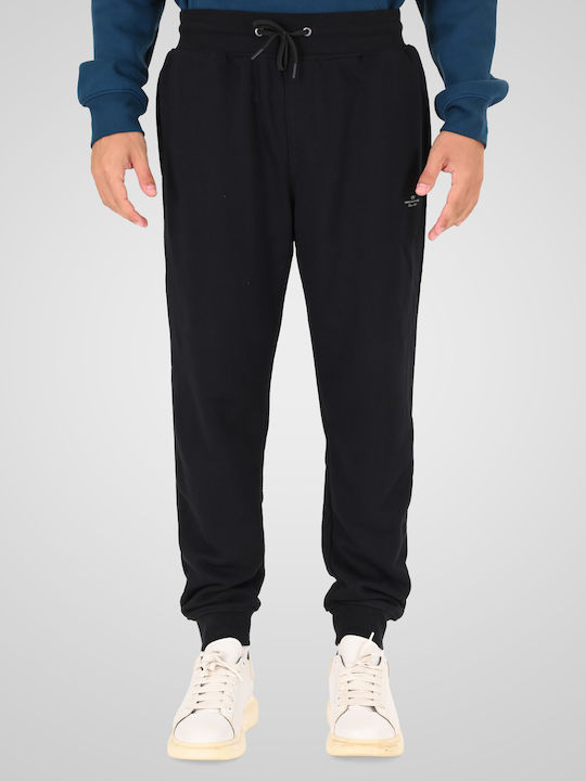 Double Jogginghose mit elastischem Bund Schwarz