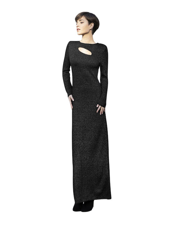 Aggel Maxi Βραδινό Φόρεμα Black