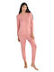 Gisela Winter Women's Pyjama Set Pink