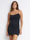 Luna Winter Women's Black Micro Touch Nightgown