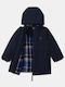 Waterproof Kids’ Casual Sleeveless Short Blue Jacket