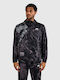 Men's Hooded Track Jacket Black/Grey