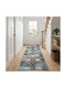 vidaXL Blue Runner Rug 80x250 cm
