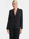 Veto Damen-Kreppblazer Schwarz