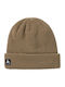 Recycled Waffle Beanie Unisex Knitted Beanie in Beige