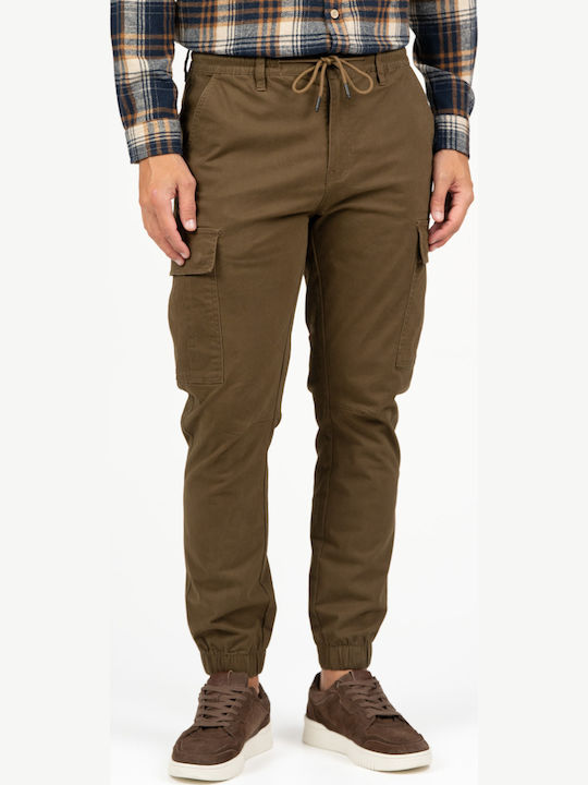 Men’s Cargo Trousers Relaxed Fit Tobacco