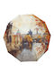 Windproof Automatic Compact Multicolour Rain Umbrella