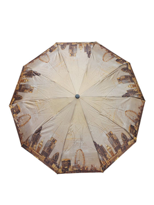 Y Not? Windproof Automatic Compact Multicolour Rain Umbrella