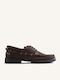 Leather Men's Boat Shoes in Brown