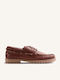 Leather Men's Boat Shoes in Brown