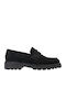 Schwarze Herren-Loafer aus Wildleder