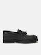 Leather Men's Loafers in Black