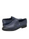 Blaue Herren-Loafer aus Leder