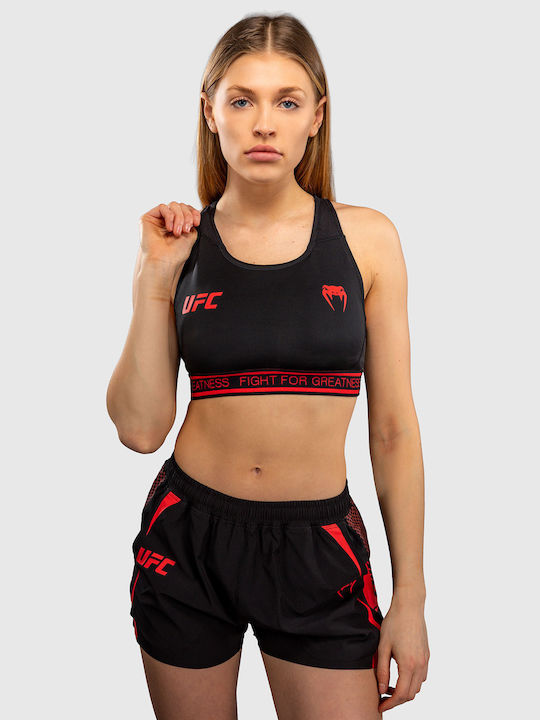 Дамско спортно бюстие Black/red