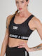 Damen-Sport-BH Black