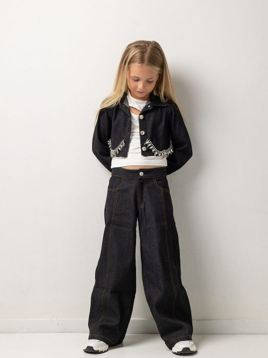 Alice Blugi Jeans Copii Albastri Alice Blugi Jeans Copii Albastri