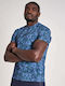 Leone 1947 Men's Short-Sleeve Shirt ABX404 Blue