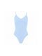 Plie Türkiser Bodysuit PLW1010-Himmelblau