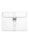 Db Bags Proper 2.0 13" Laptophülle aus elegantem weißem Kunstleder