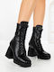 Damen-Stiefeletten Black