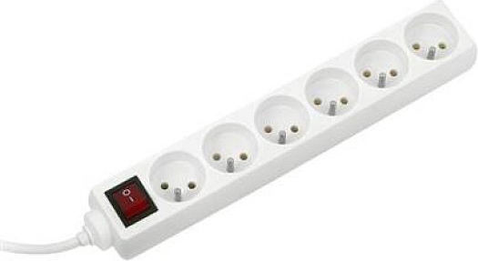 Connect It Konnoc Dx-6fs 5m Six-outlet Power Strip Switch