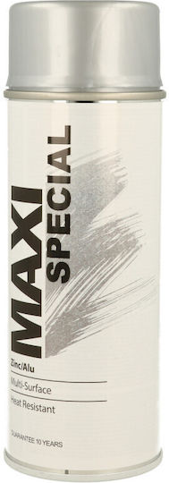 Maxicolor Galvanizing Spray with Metallic Grey Effect 400ml