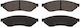 Brake Pads Rear Chevrolet Evanda Epica 96496763